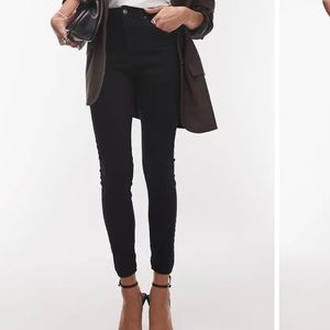 Topshop Jamie Jeans Petite Black High rise